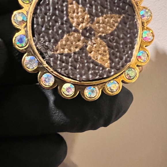 Upcycled LV Purse Charm - Picture 5 of 5